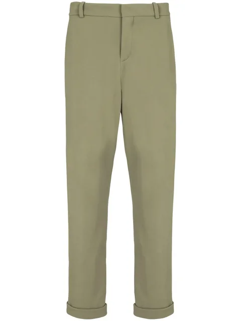 straight-leg cut chino trousers
