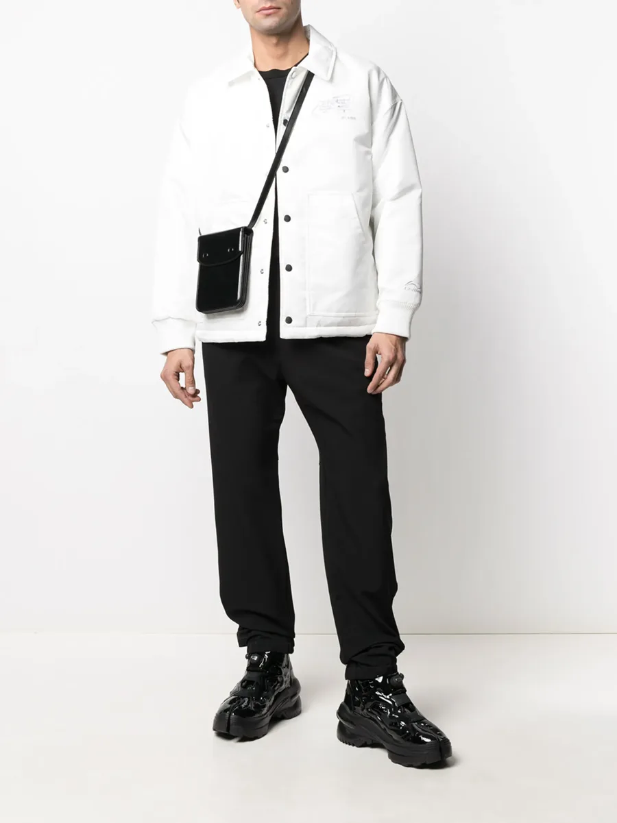 stripe panel trackpants 4