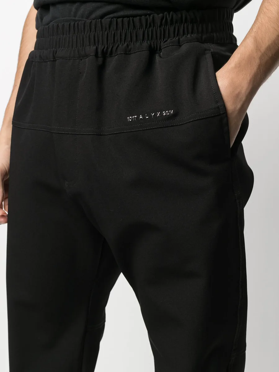 stripe panel trackpants 10