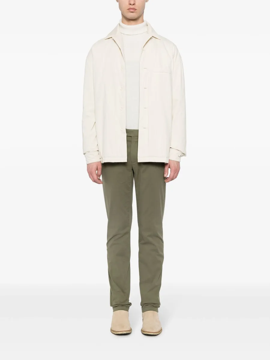 mid-rise straight-leg chino trousers 3