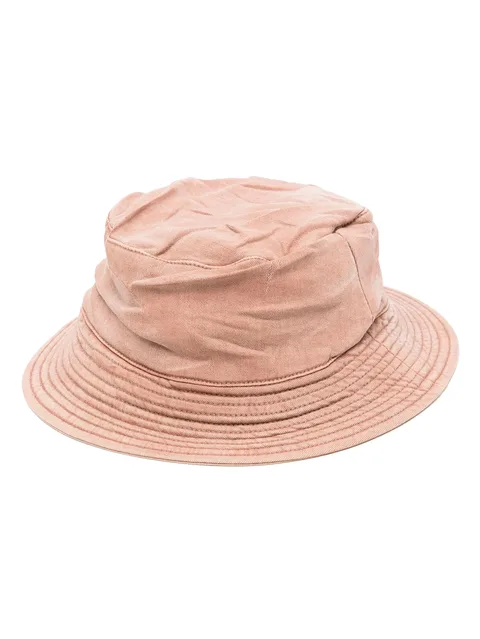 denim wide-brim hat