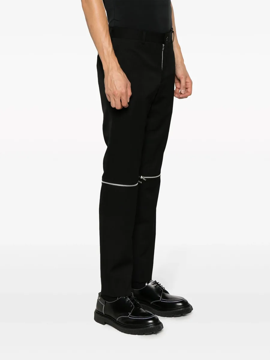 detachable-legs wool trousers 5