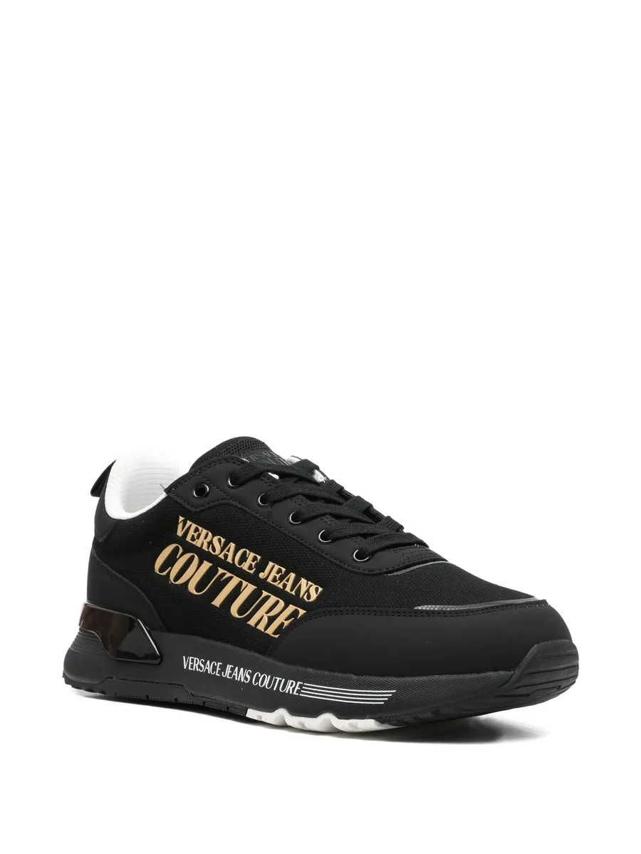 logo-detail lace-up sneakers 4