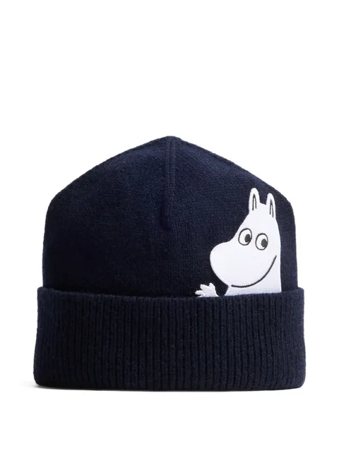 шапка бини Moomin в рубчик