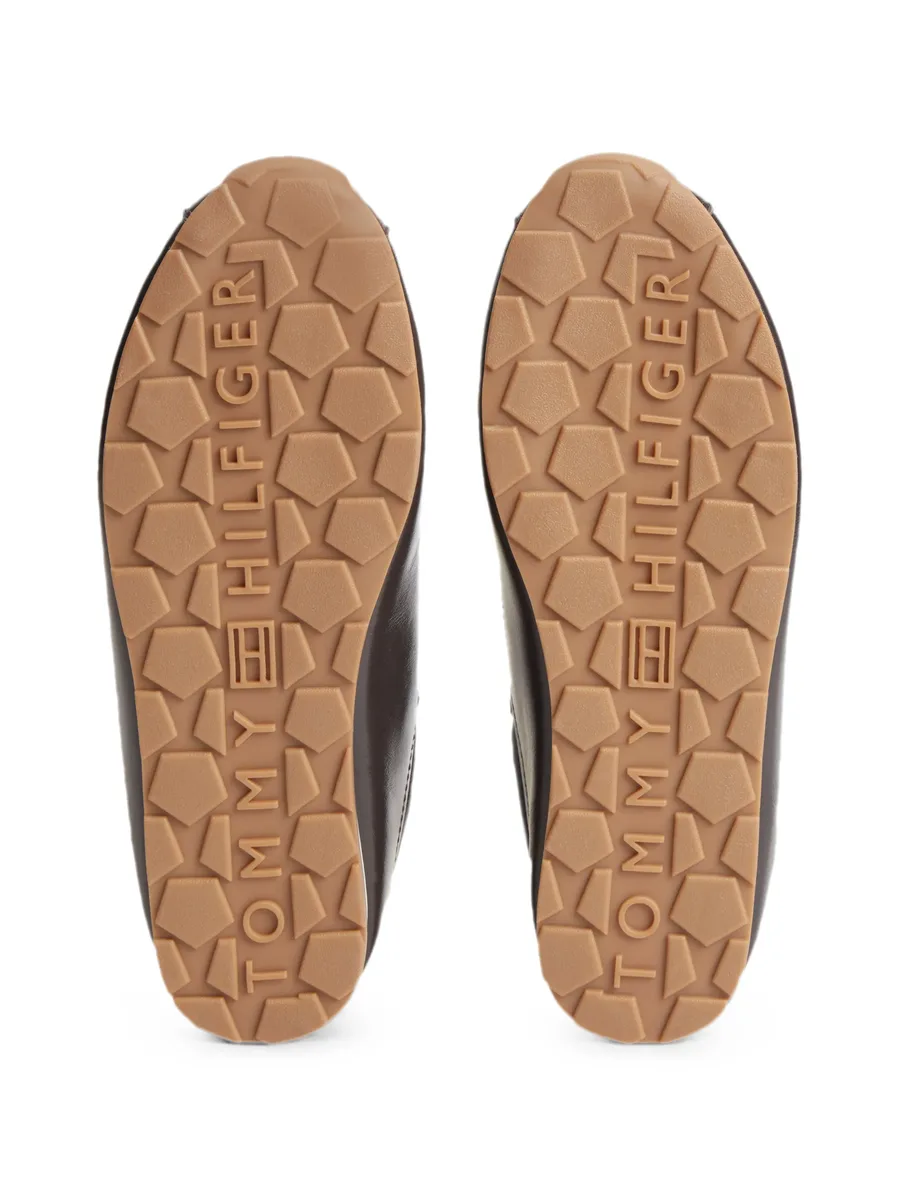 monogram leather sneakers 7