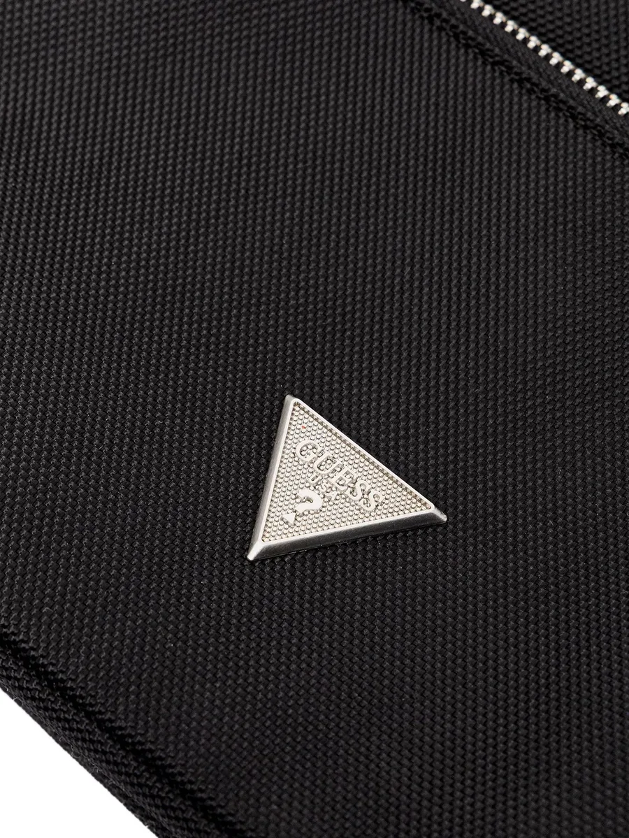 Berna logo-plaque zip-around wash bag 10
