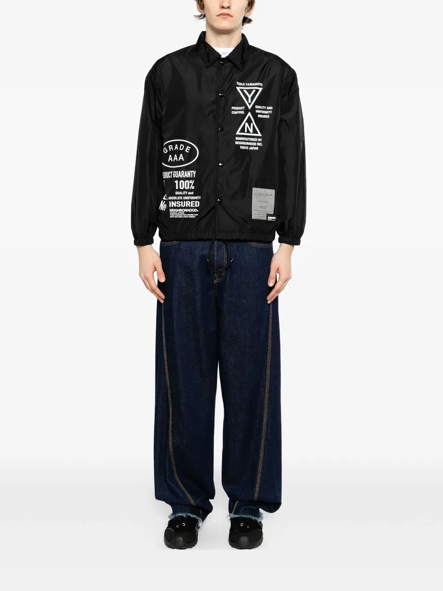 x Neighborhood logo-print  jacket 3