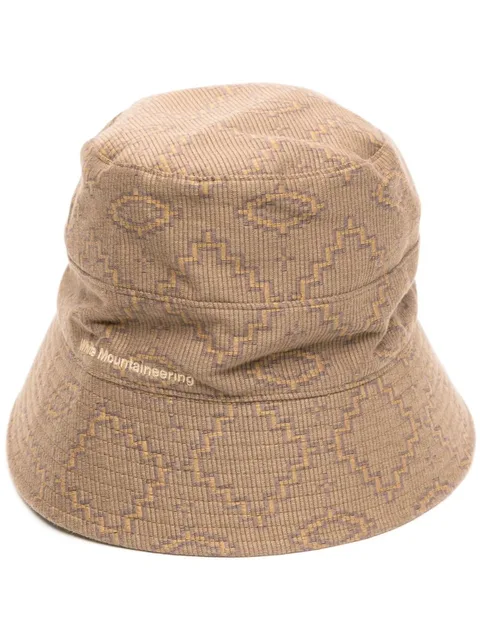 logo-appliqué bucket hat