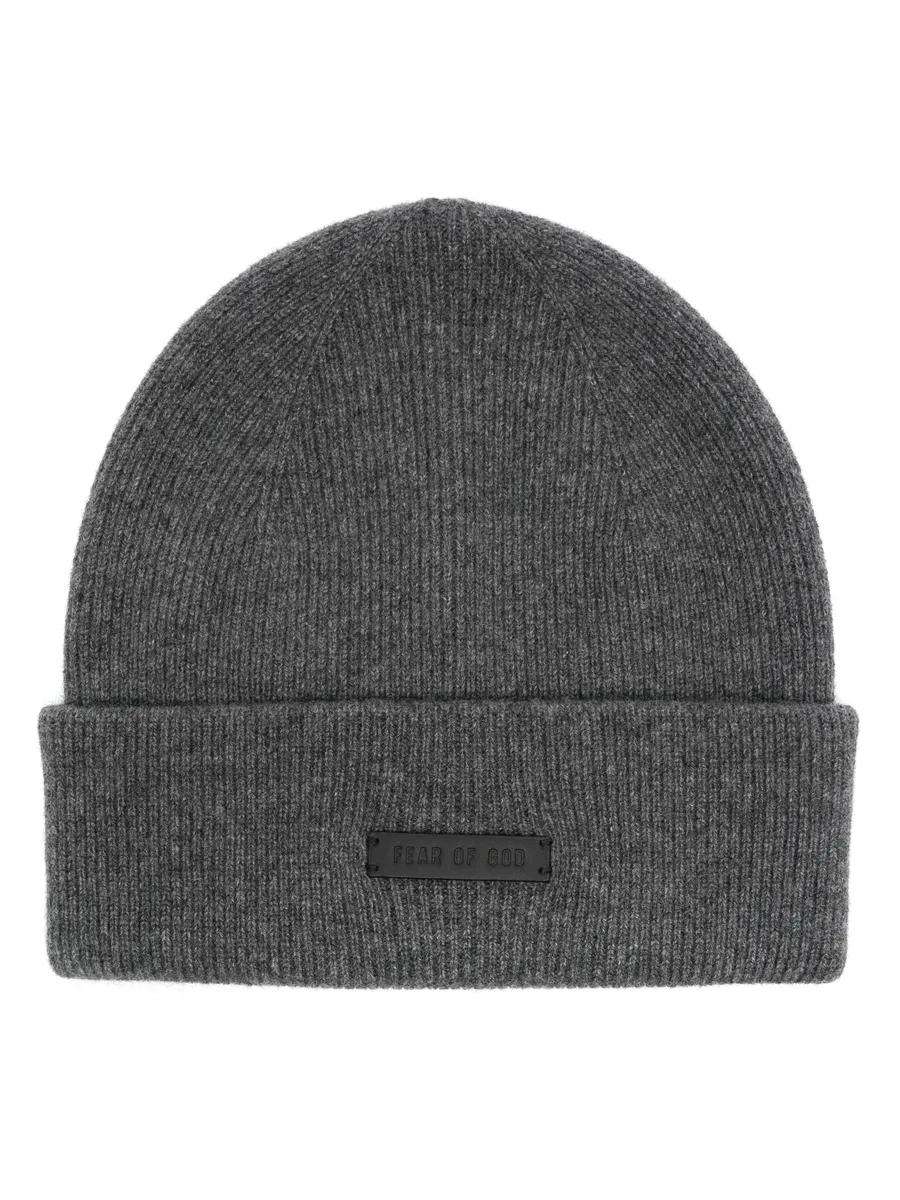 logo-patch beanie 2