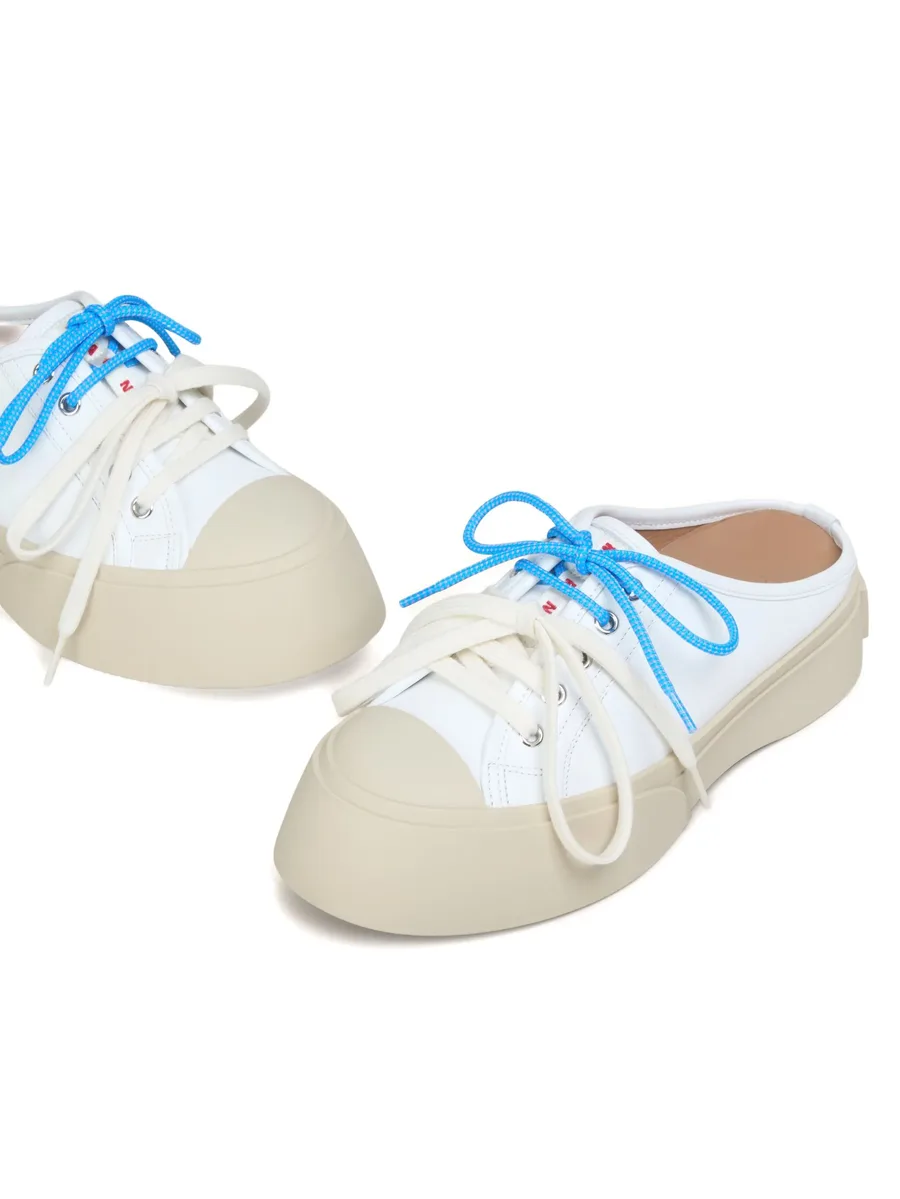 leather Pablo lace-up sabots 8