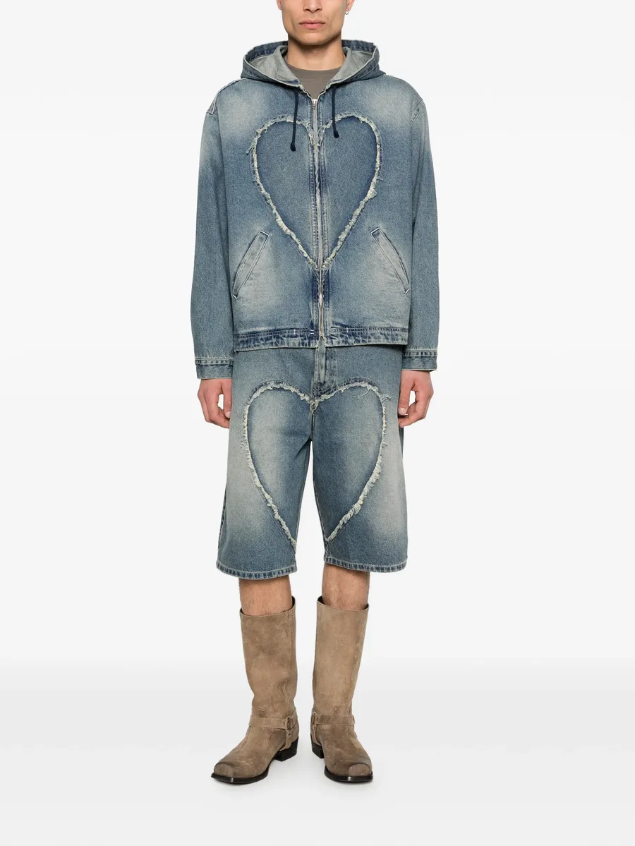heart hooded denim jacket 4
