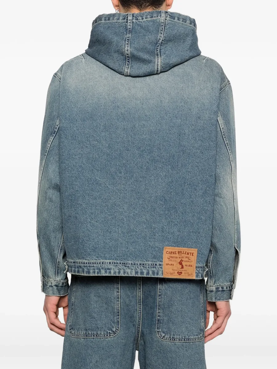heart hooded denim jacket 8