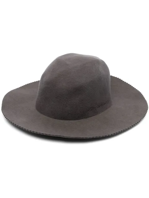 scallop-edge fedora hat
