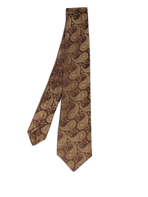 paisley-pattern tie