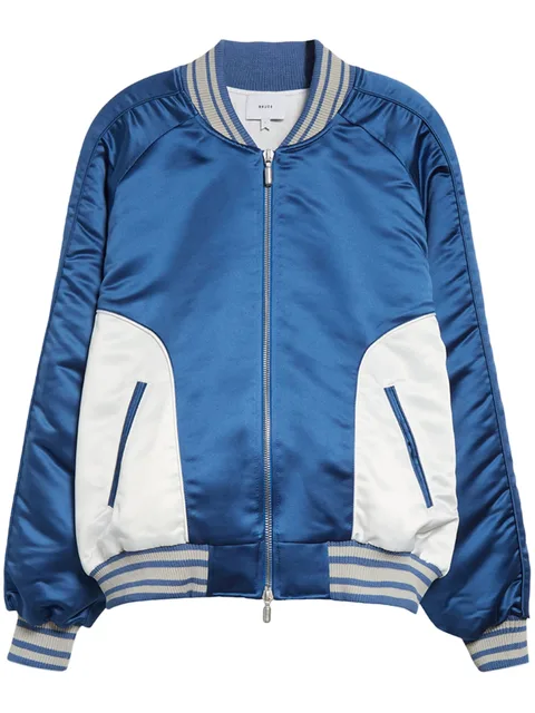 Chamonix ski souvenir bomber jacket