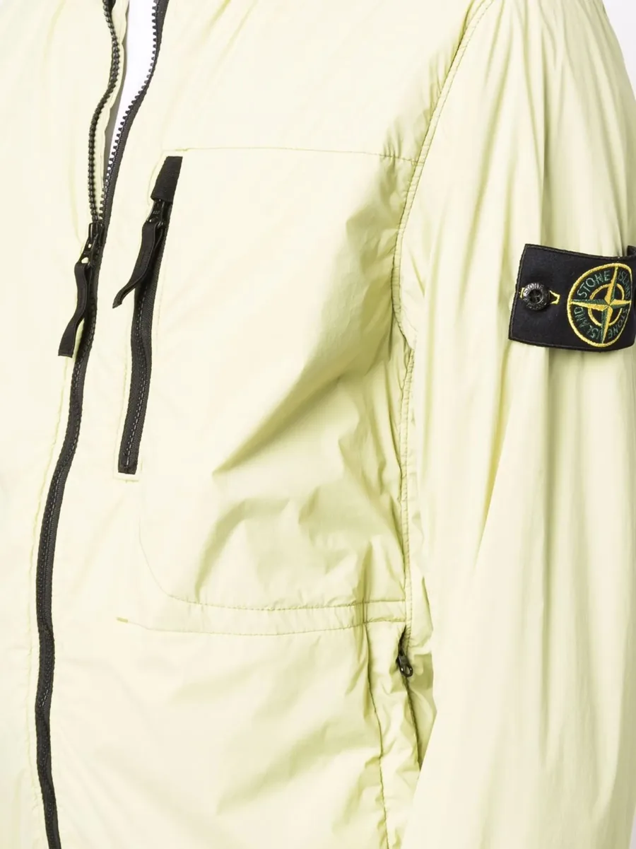 Compass-patch zip-up jacket 9
