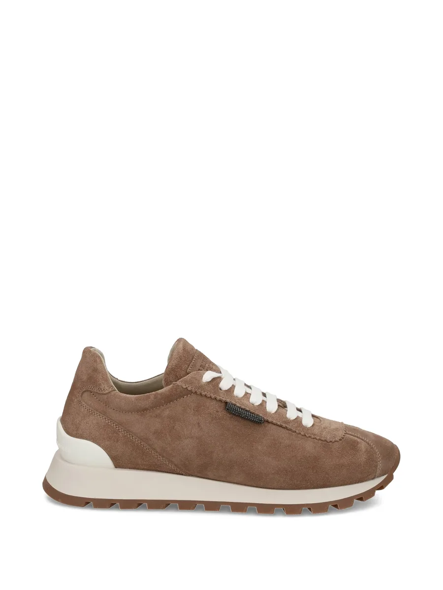 suede lace-up sneakers 2