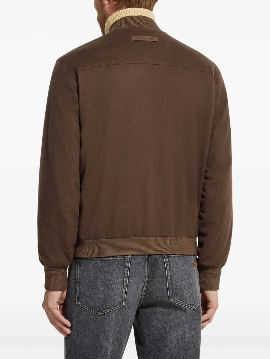 Oasi-cashmere bomber jacket 8