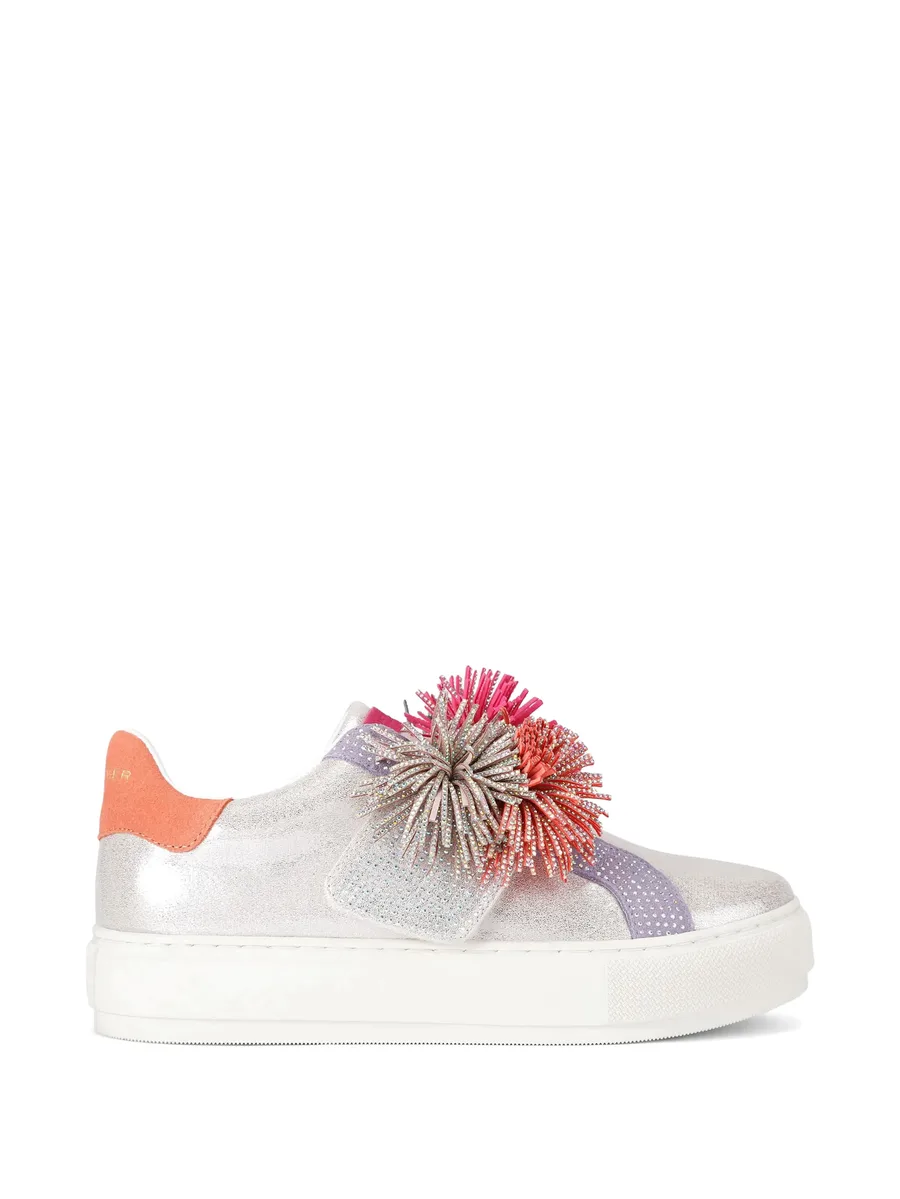 Laney Pom Pom leather sneakers 2