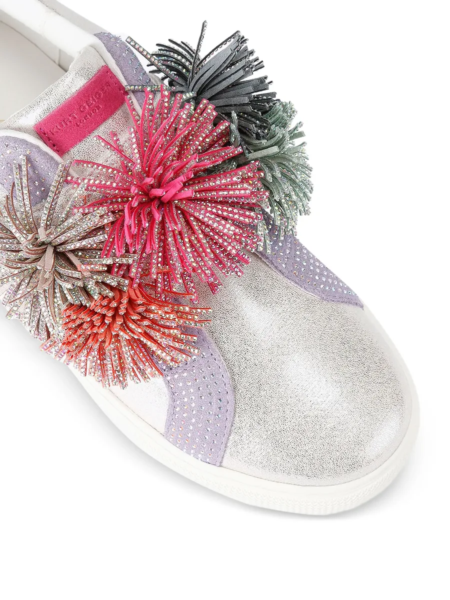 Laney Pom Pom leather sneakers 6