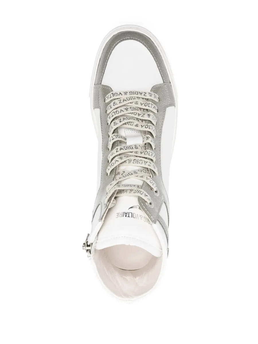 High Flash Infinity leather sneakers 7
