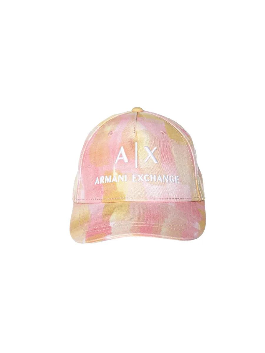 logo-embroidered tie-dye baseball hat 4