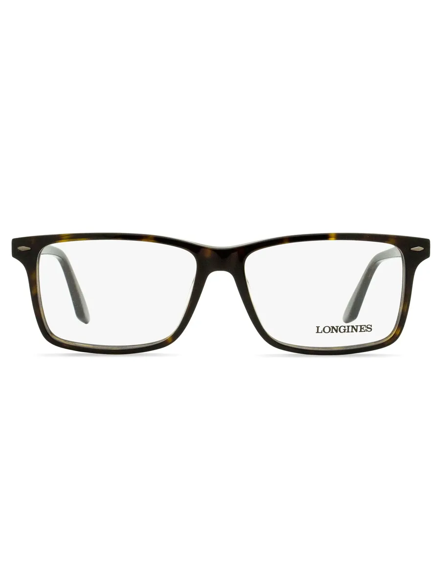 tortoiseshell rectangle-frame glasses 2