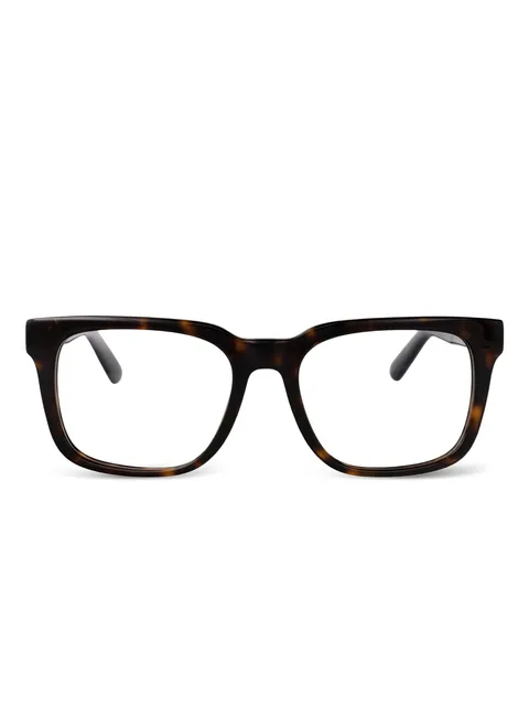 tortoiseshell logo glasses