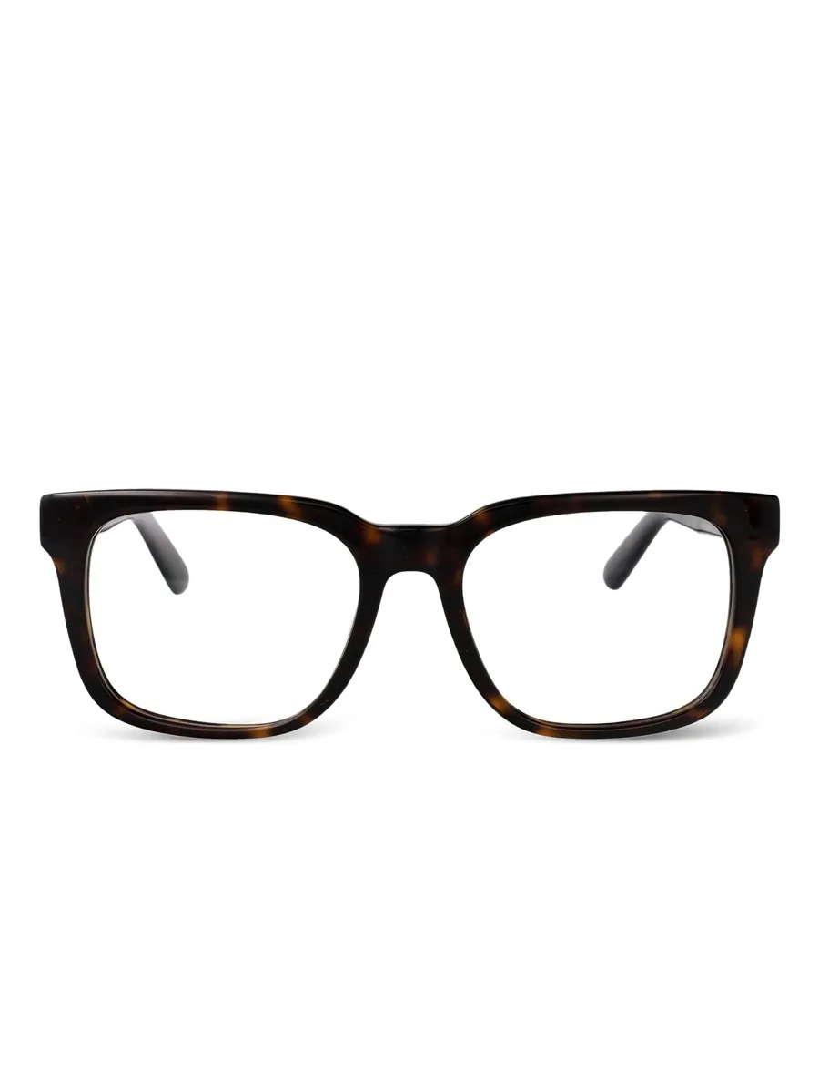 tortoiseshell logo glasses 1