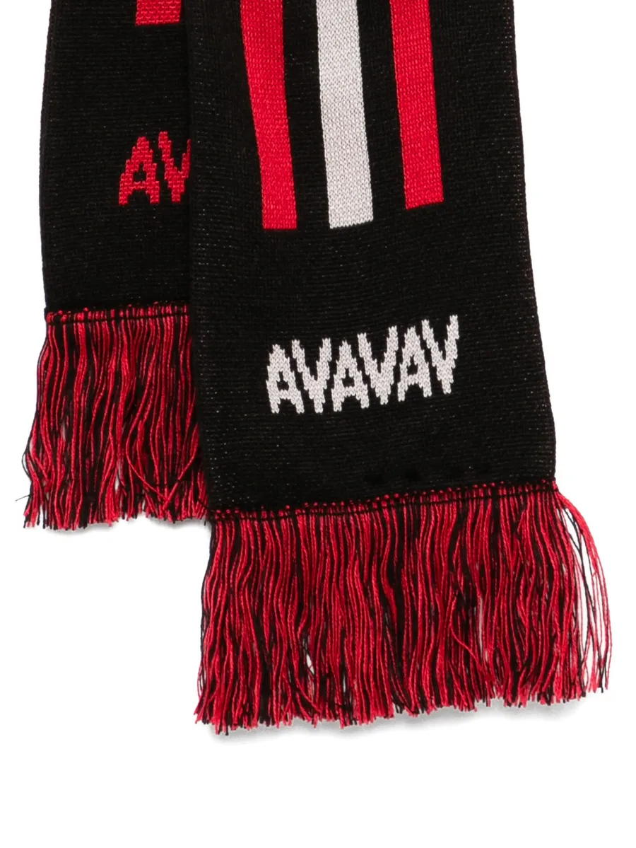 полосатый шарф Souvenir с бахромой из коллаборации с Avavav 6