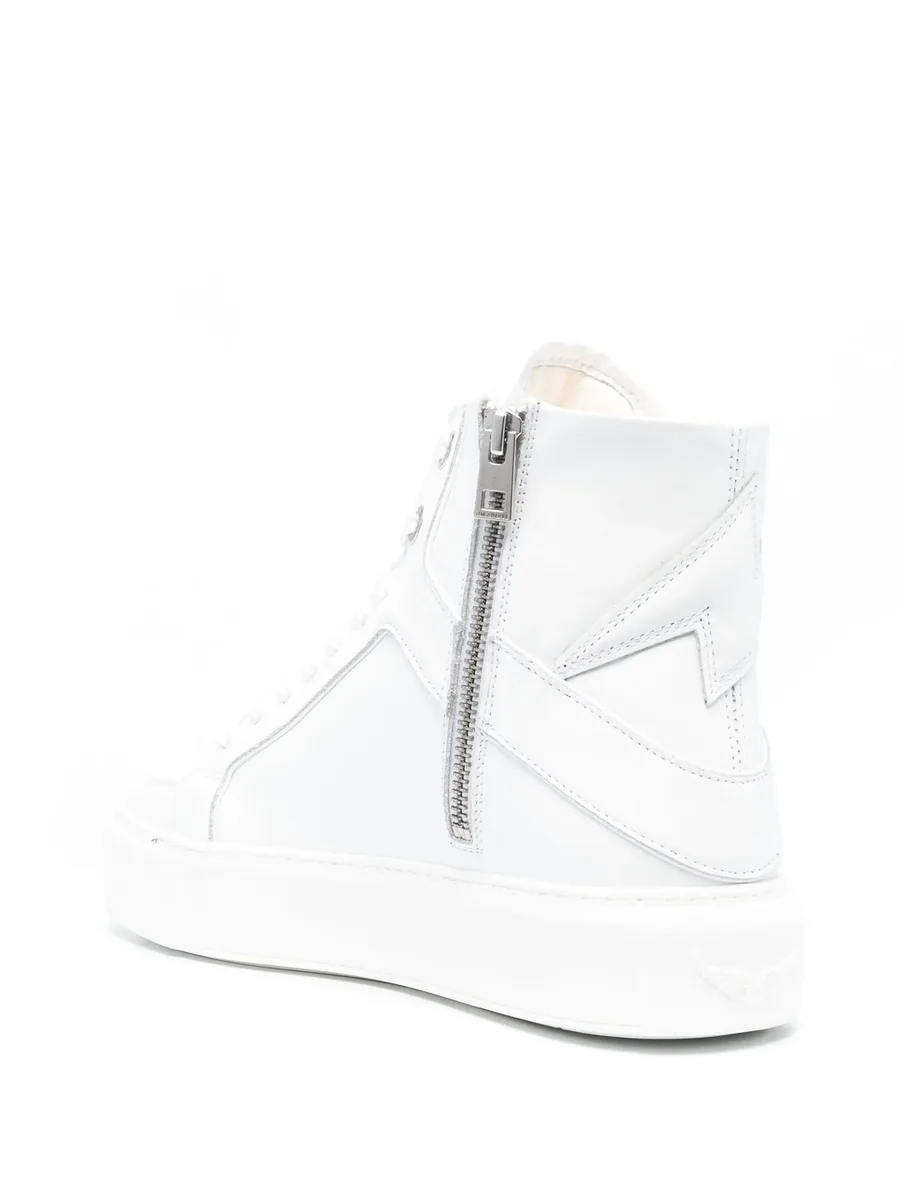 tonal high-top sneakers 6