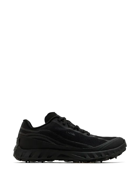 lace-up logo sneakers