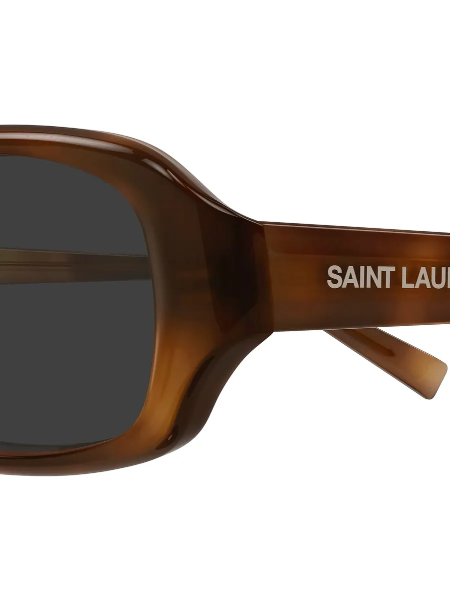 солнцезащитные очки Saint Laurent в прямоугольной оправе 6