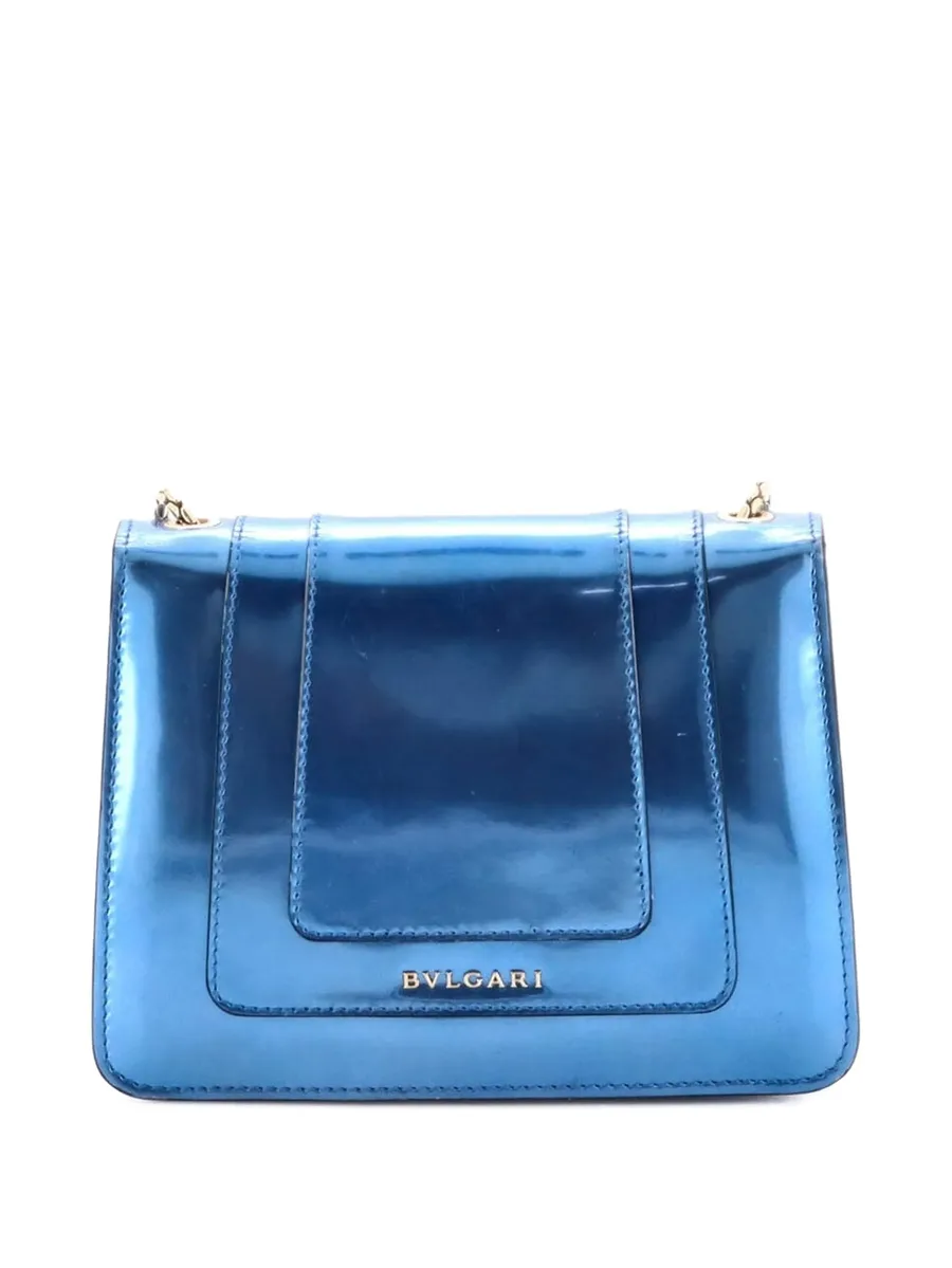маленькая сумка на плечо Serpenti Forever Square Metallic 3
