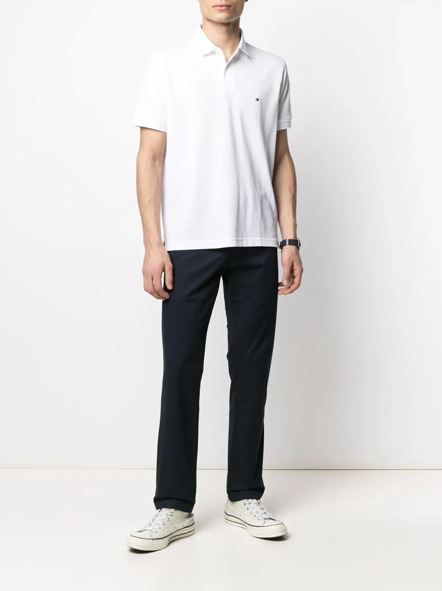 logo-patch polo shirt 3
