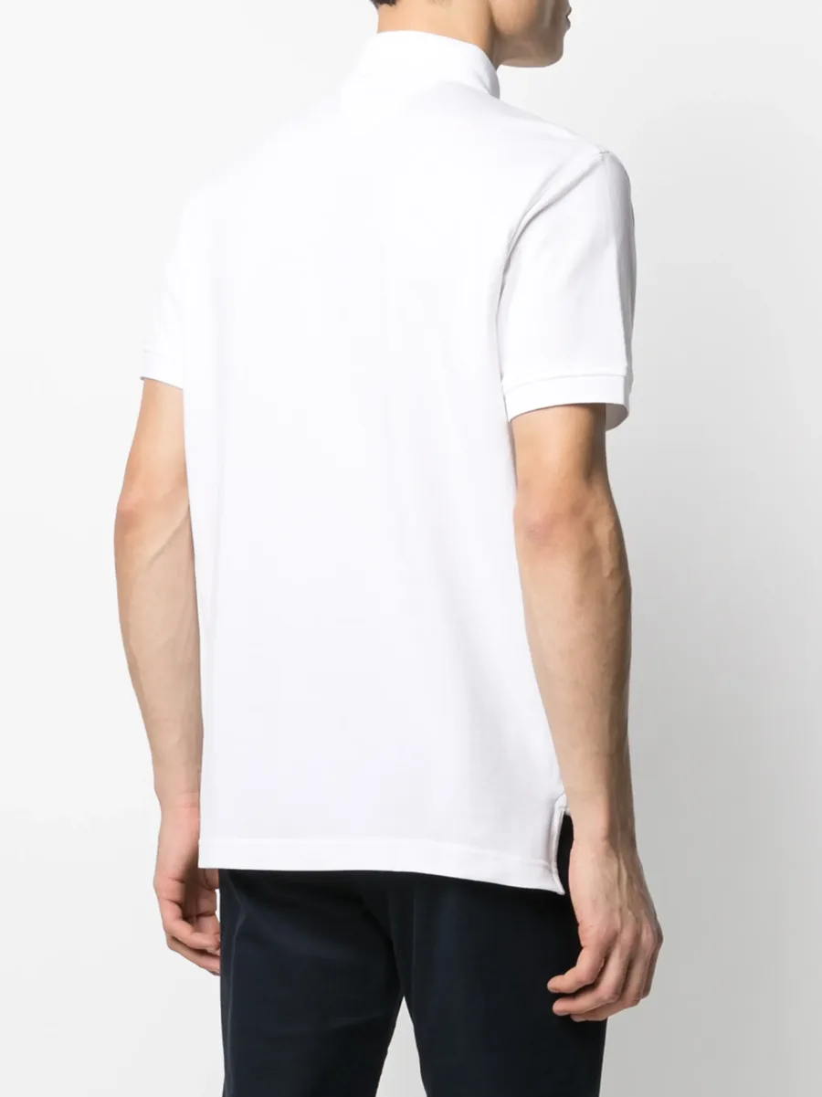 logo-patch polo shirt 8