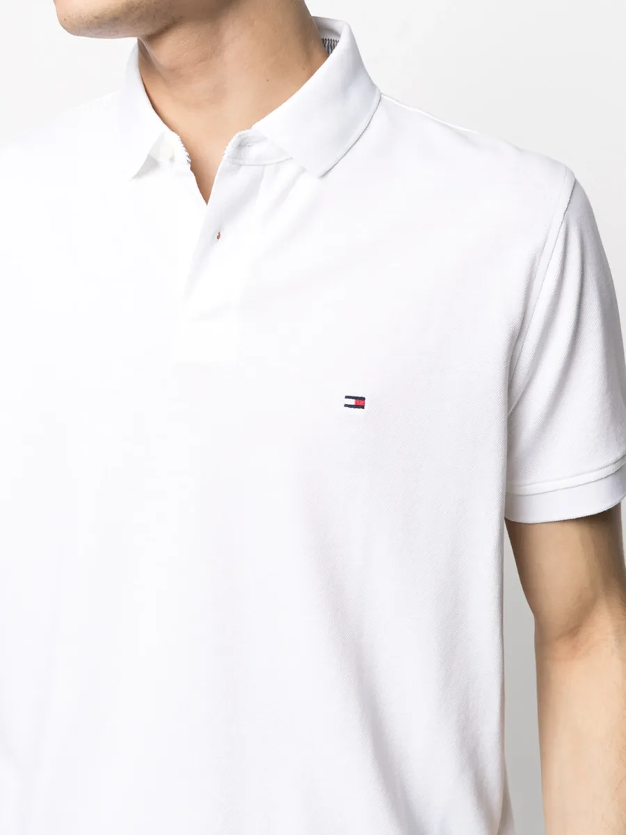 logo-patch polo shirt 9