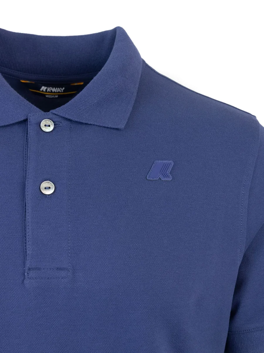 Amedee Piquet logo-patch polo shirt 6