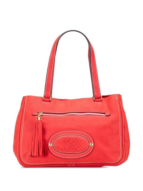2008 Nubuck Anagram Madrid Fringe shoulder bag