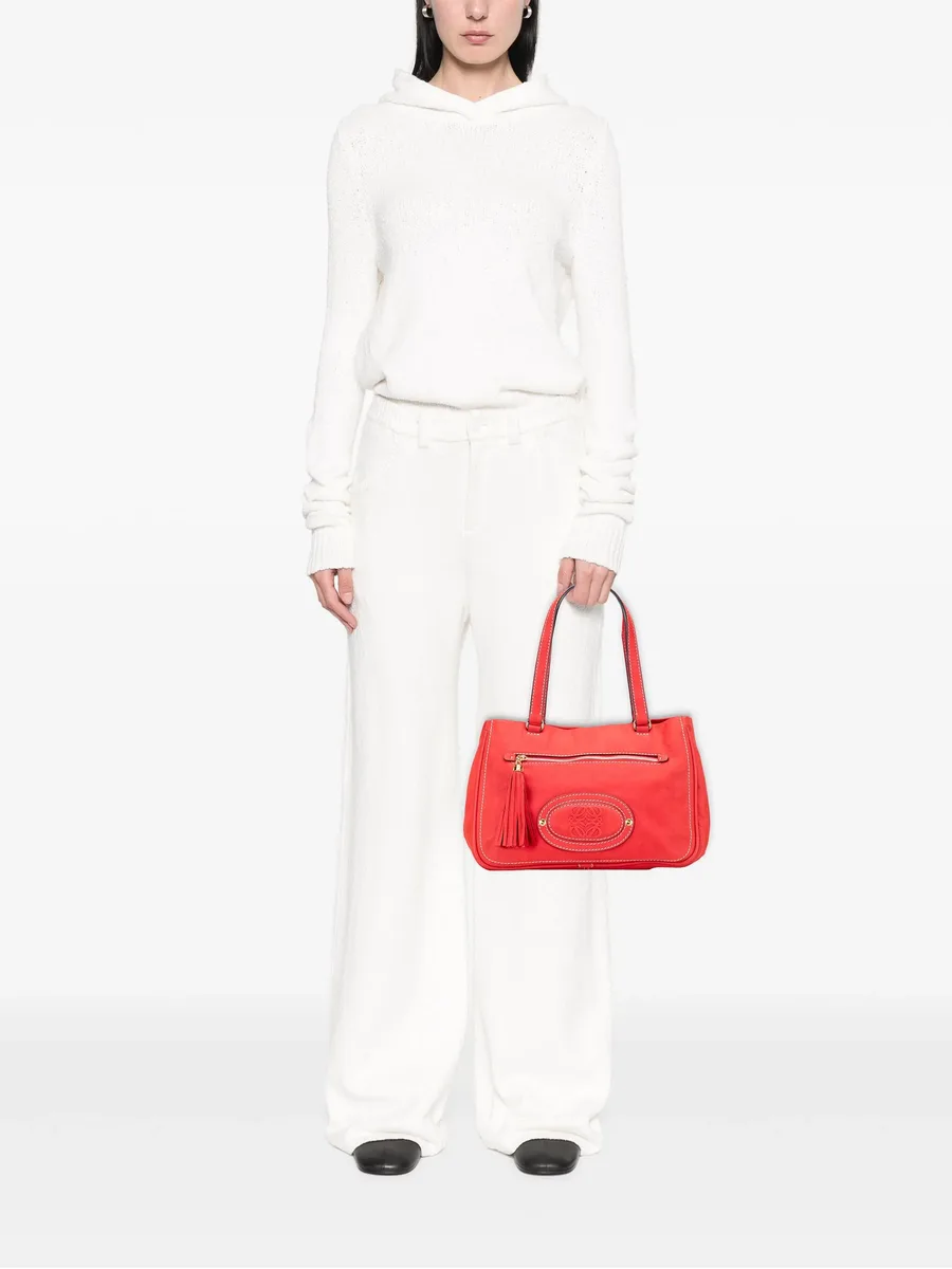2008 Nubuck Anagram Madrid Fringe shoulder bag 4