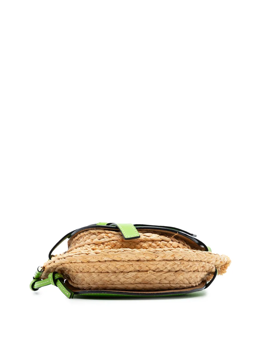 2018 Mini Raffia Gate crossbody bag 8