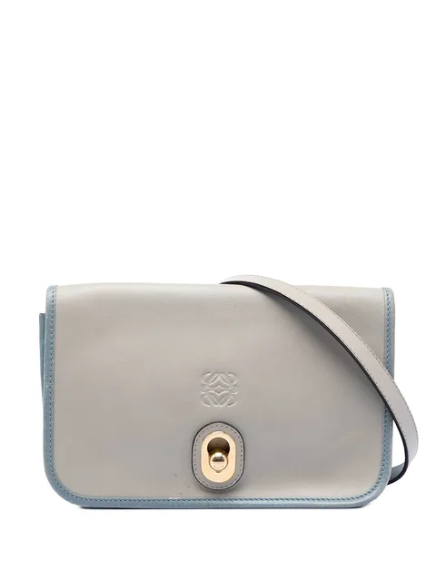 сумка через плечо Bicolor Leather Anagram Ines Flap (2014 год)