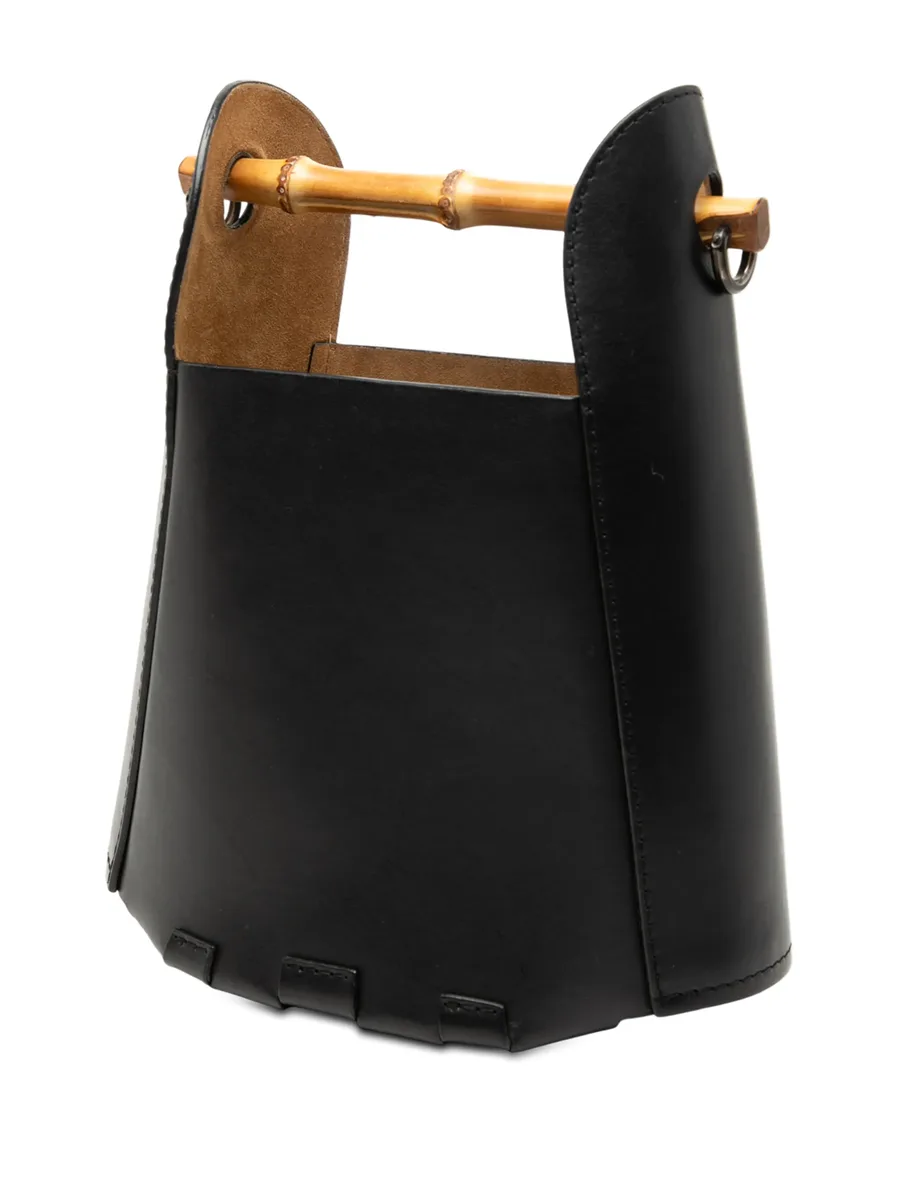 2020 Calfskin Bamboo bucket bag 6
