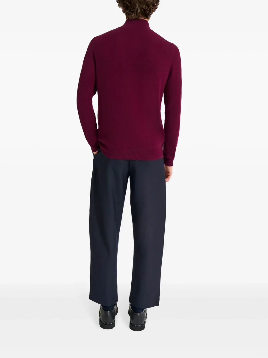 zip-up cashmere jumper 5