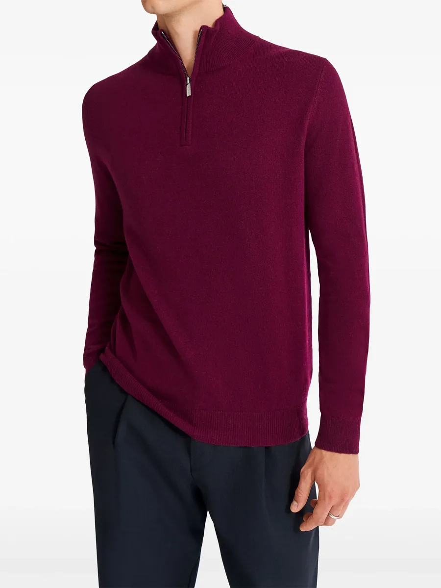 zip-up cashmere jumper 8