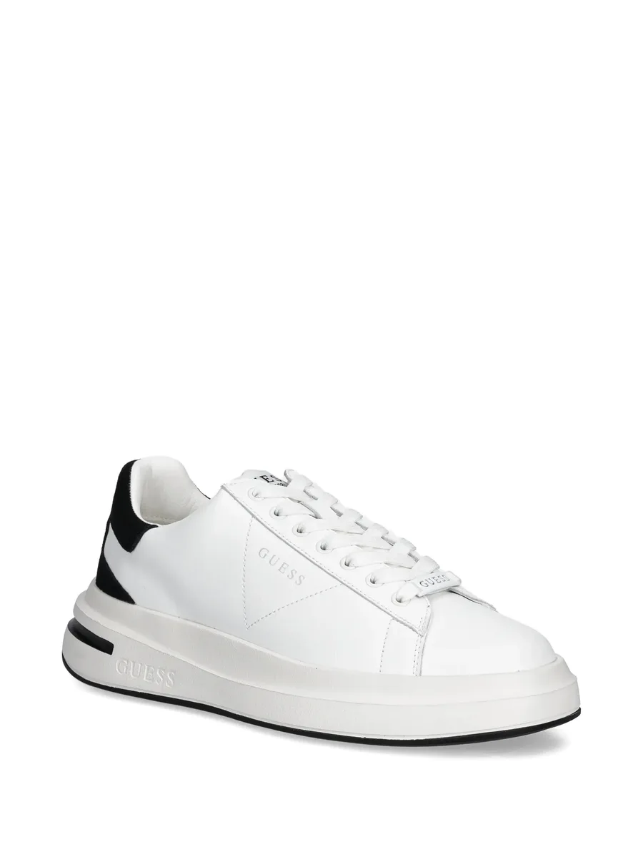 lace-up panelled sneakers 4