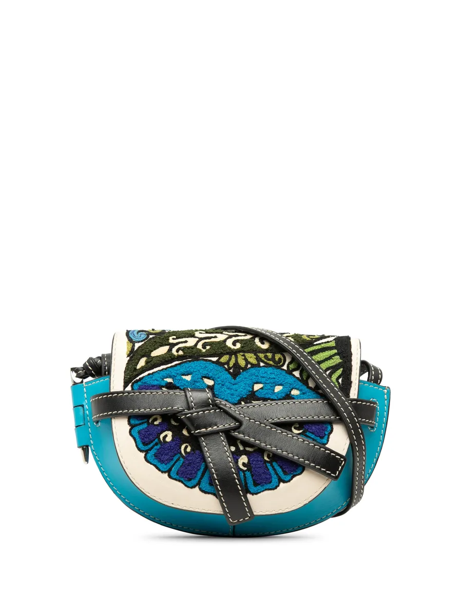 сумка через плечо William De Morgan Mini Embroidered Leather Floral Gate (2019 год) 1