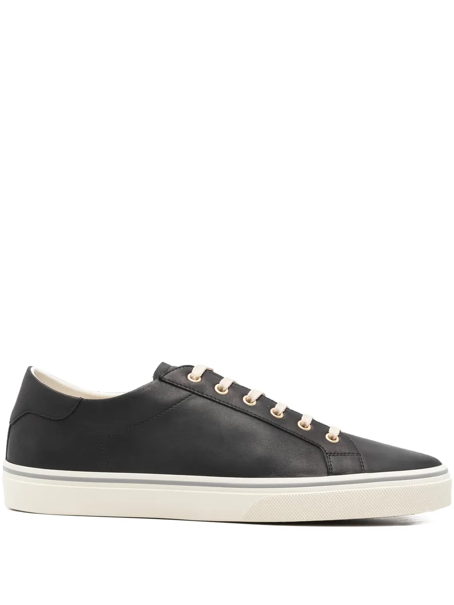 metallic-eyelet lace-up sneakers 1