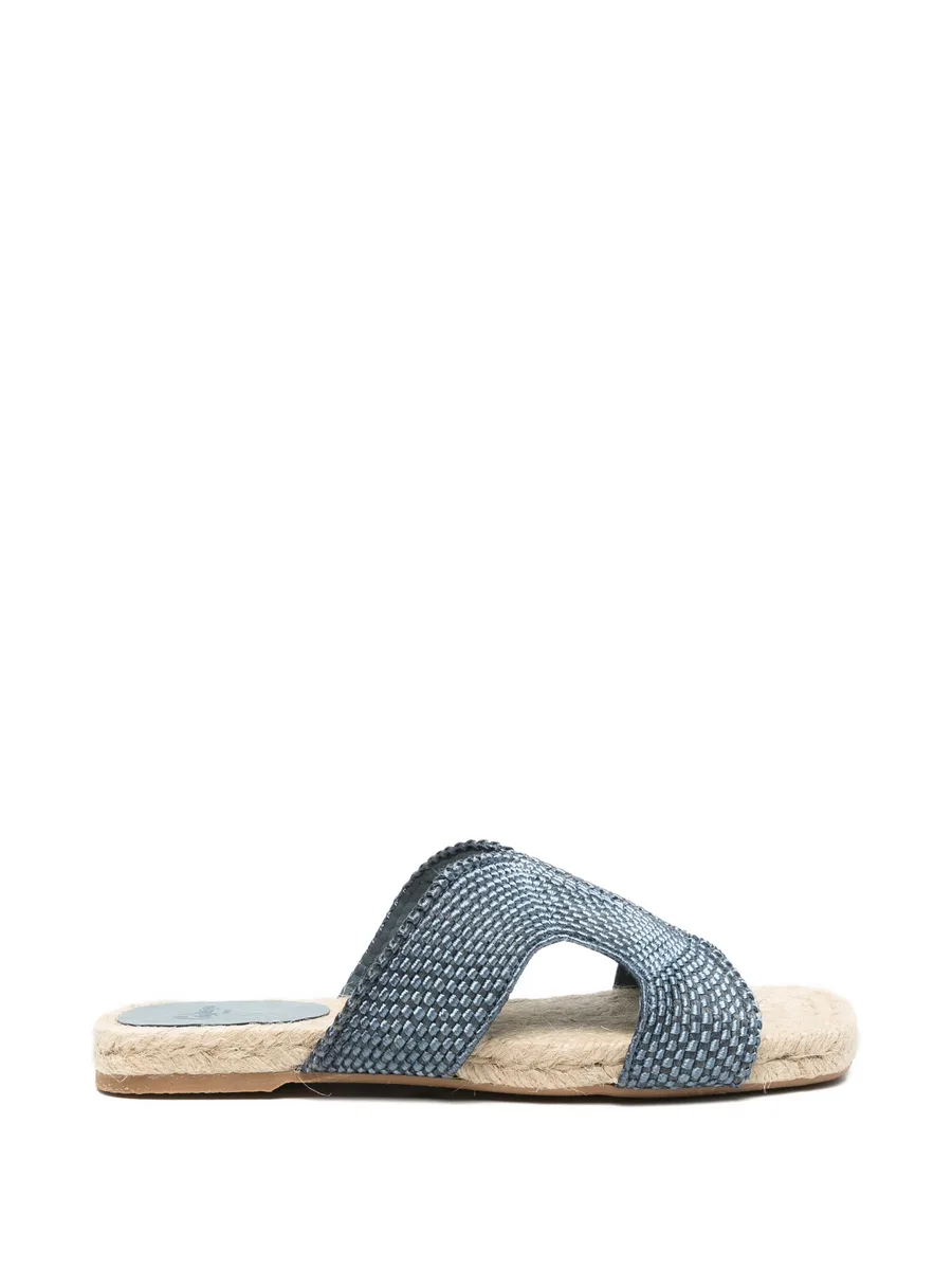 Pura woven flat espadrilles 1