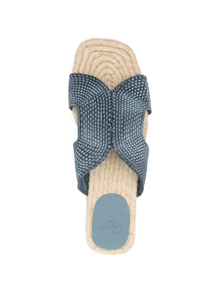 Pura woven flat espadrilles 8